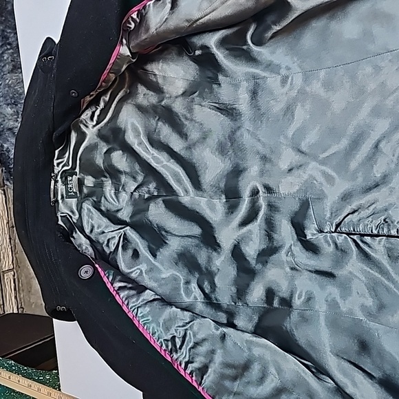 J.CREW Ladies Wool Coat Sz M Excellent condition Black - Picture 12 of 16